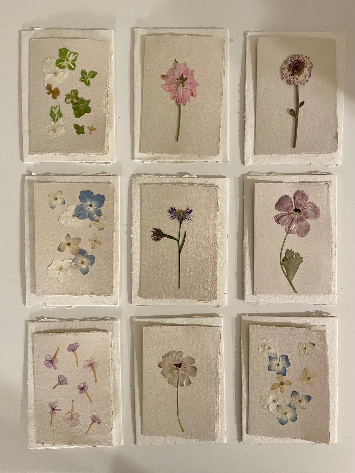 Pressed Floral Cards